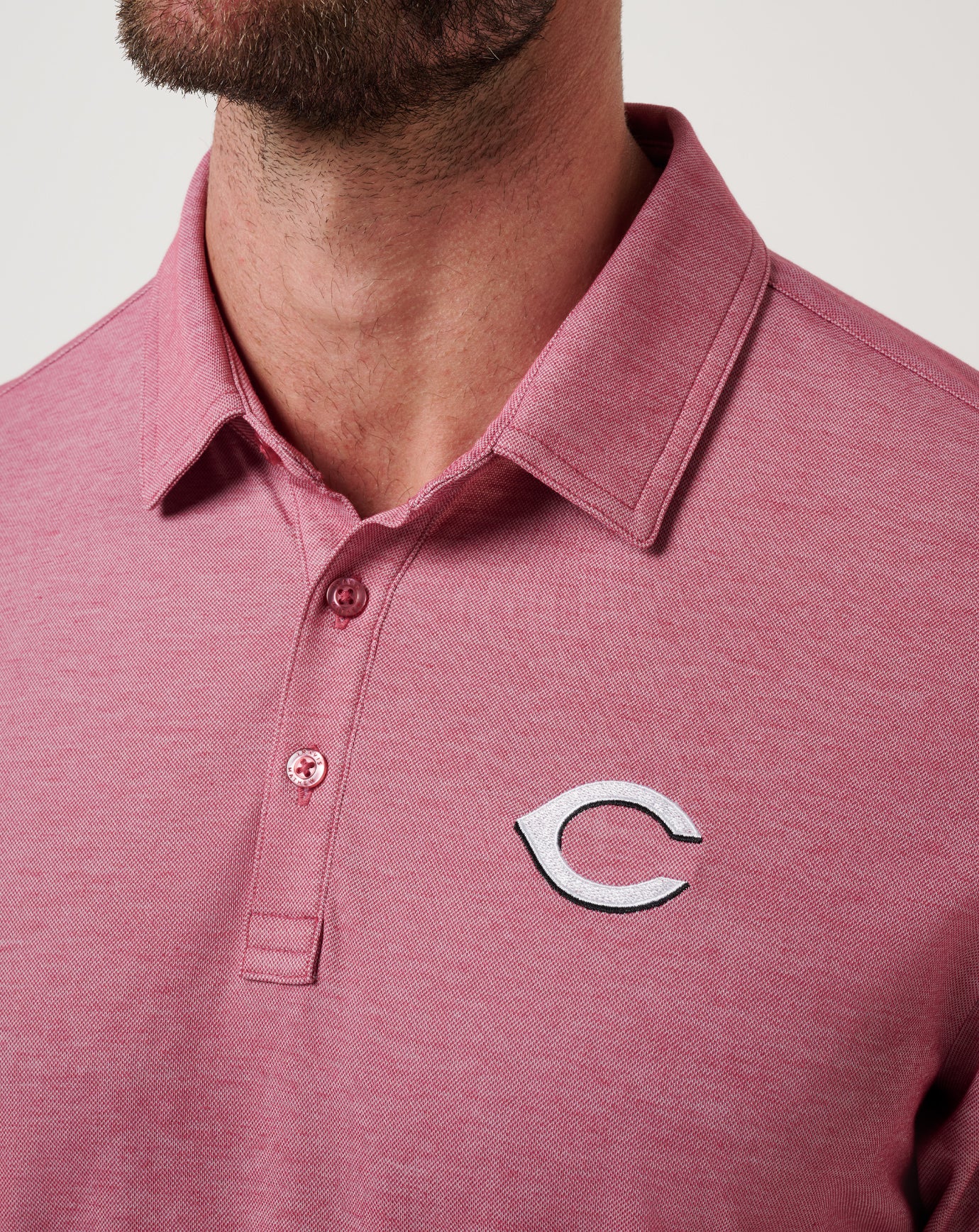 Cincinnati Reds Playoff Pitch Polo image 4