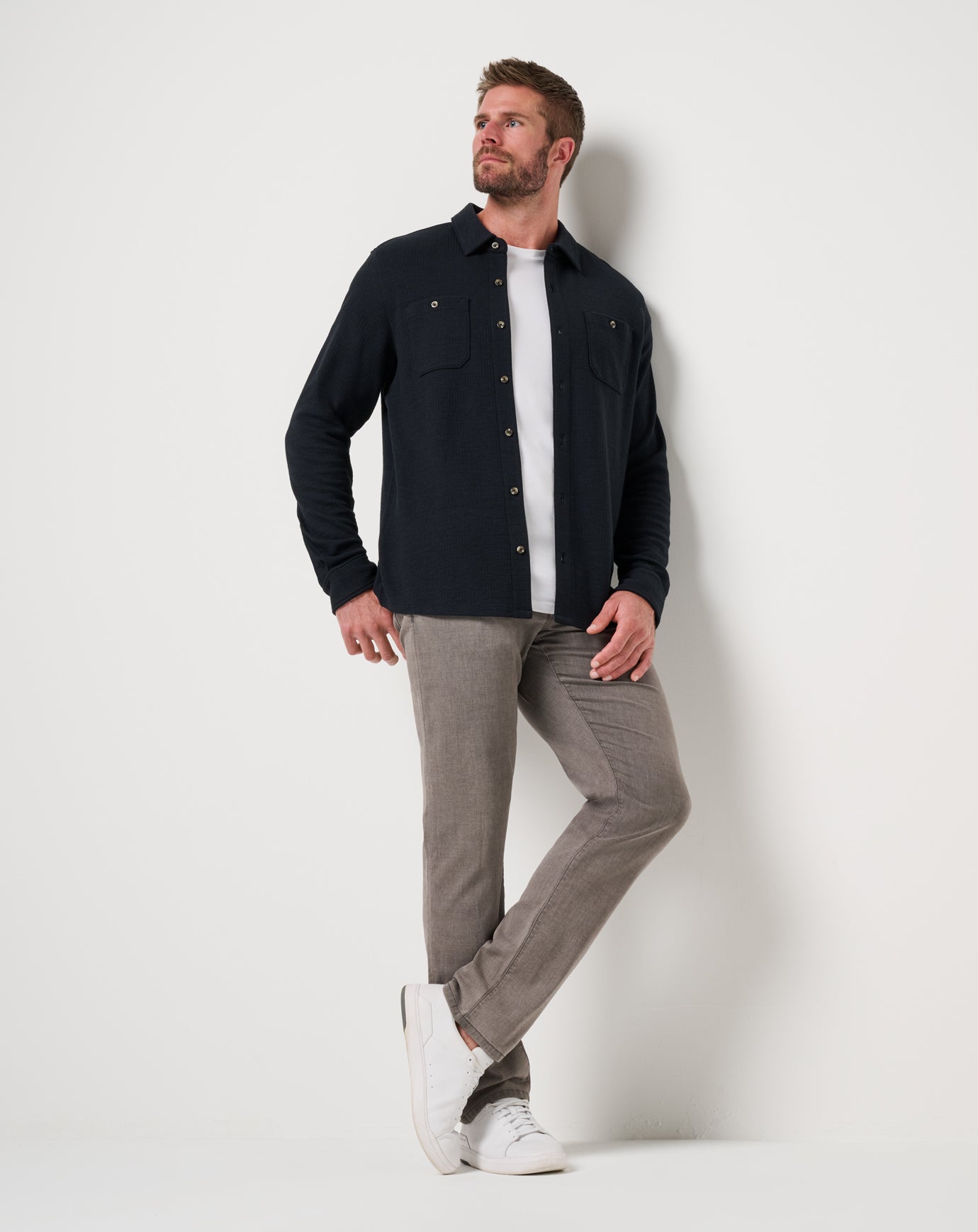 Cloud Waffle Shirt Jacket ∣ TravisMathew