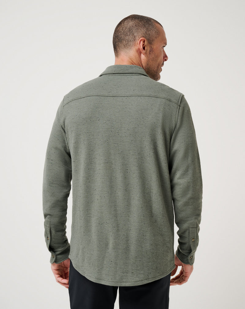 Cloud Waffle Shirt Jacket