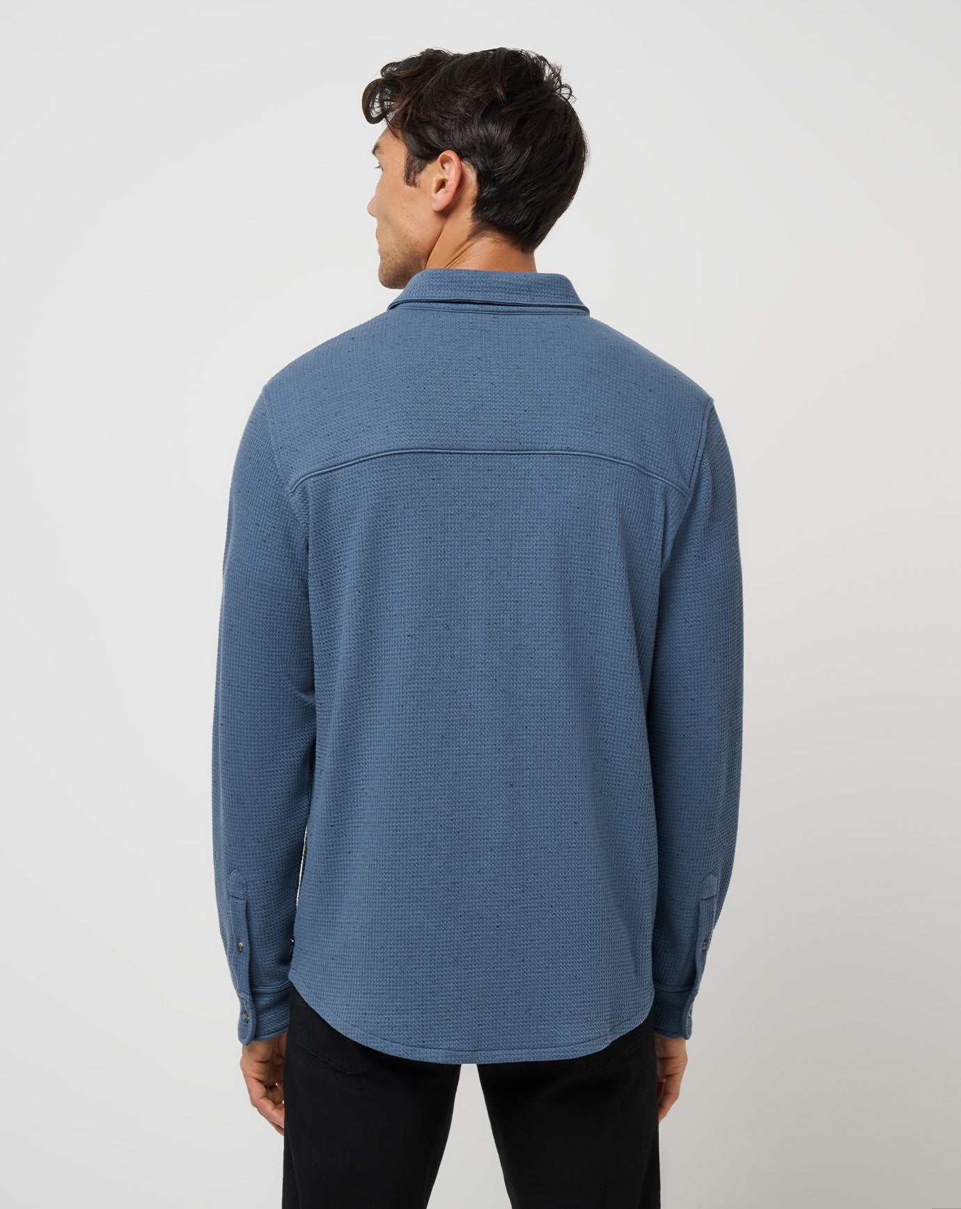 Cloud Waffle Button-Up