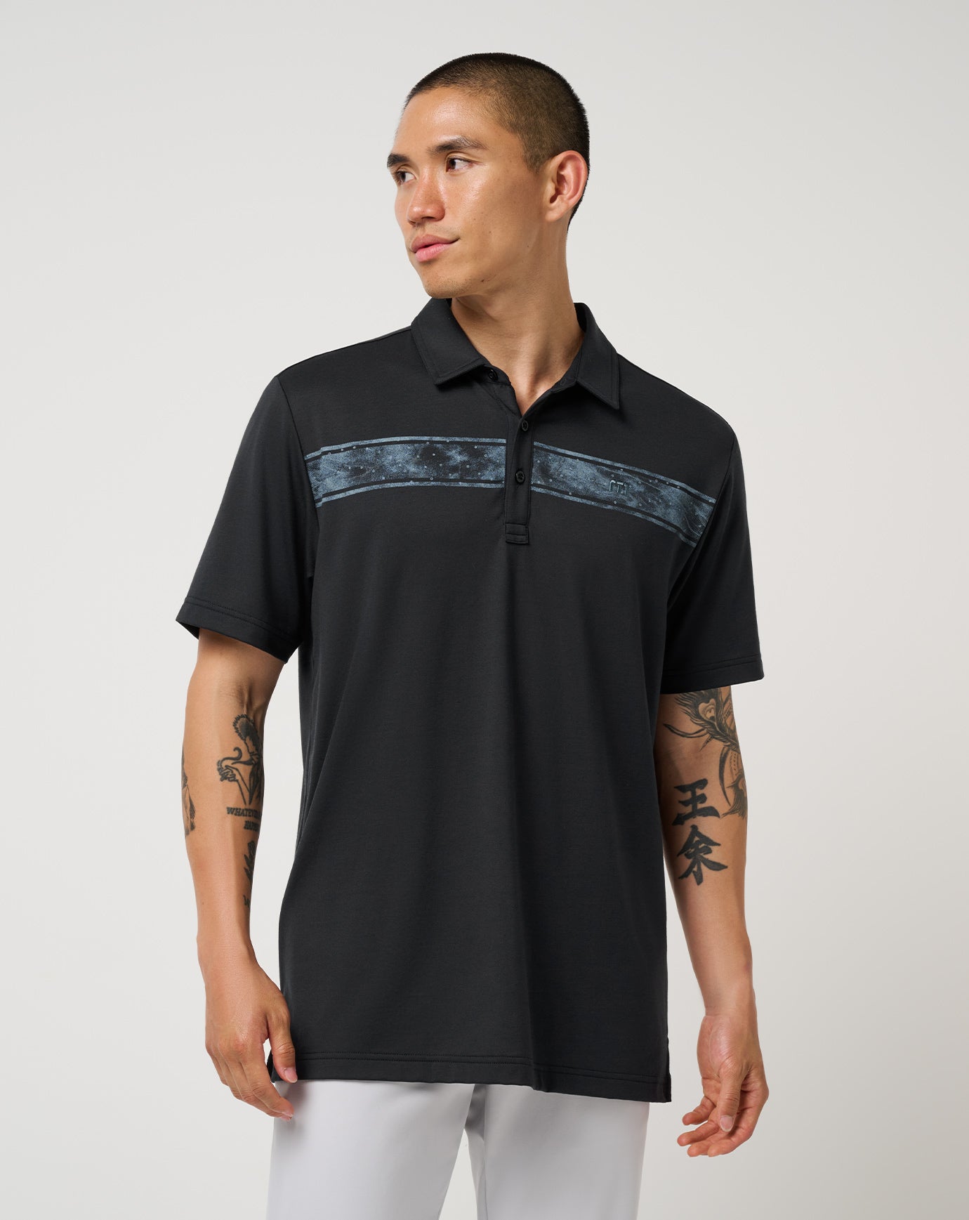 Featherweight Chest Stripe Polo ∣ TravisMathew