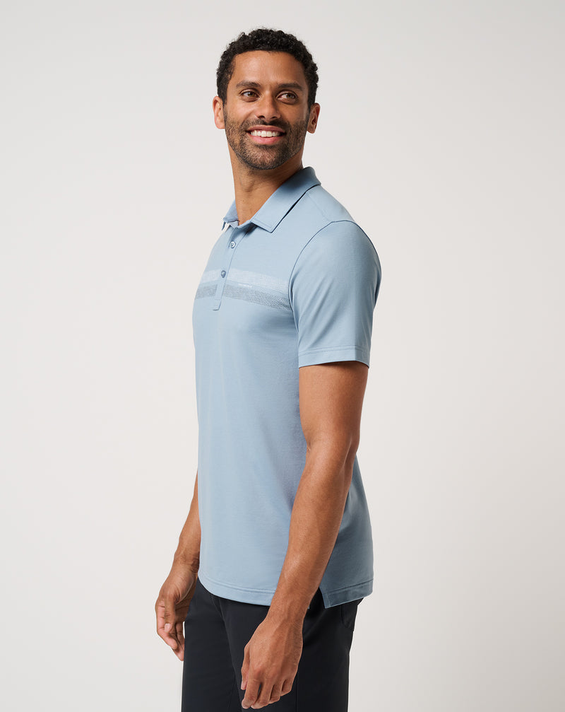 Featherweight Chest Stripe Polo