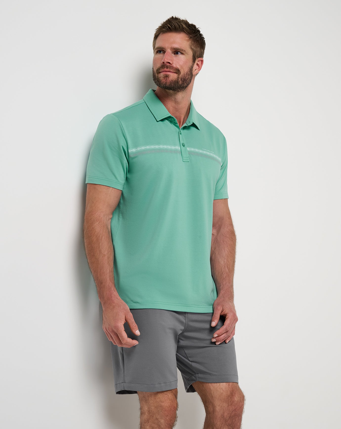 Featherweight Chest Stripe Polo