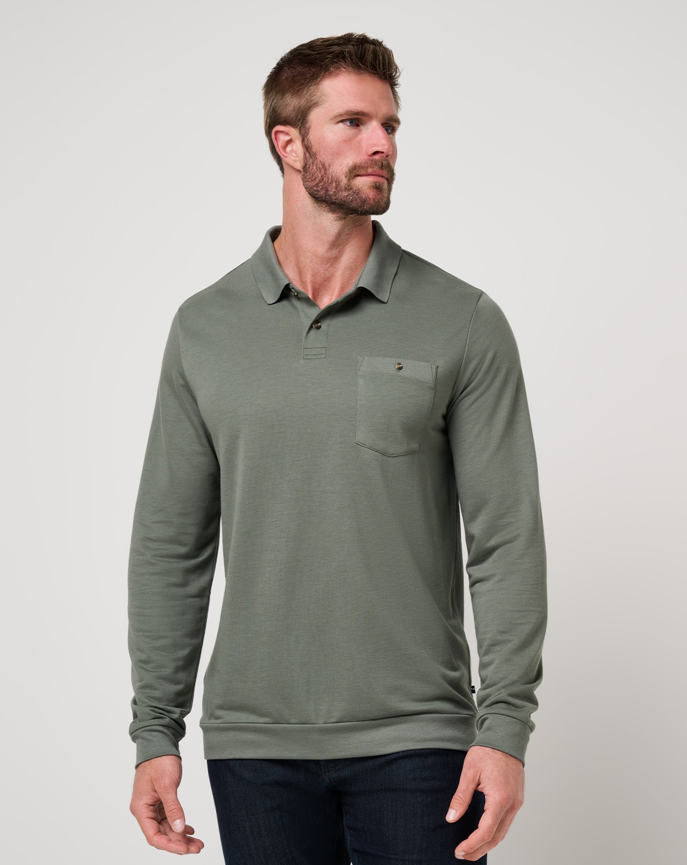 December First Long Sleeve Polo ∣ TravisMathew