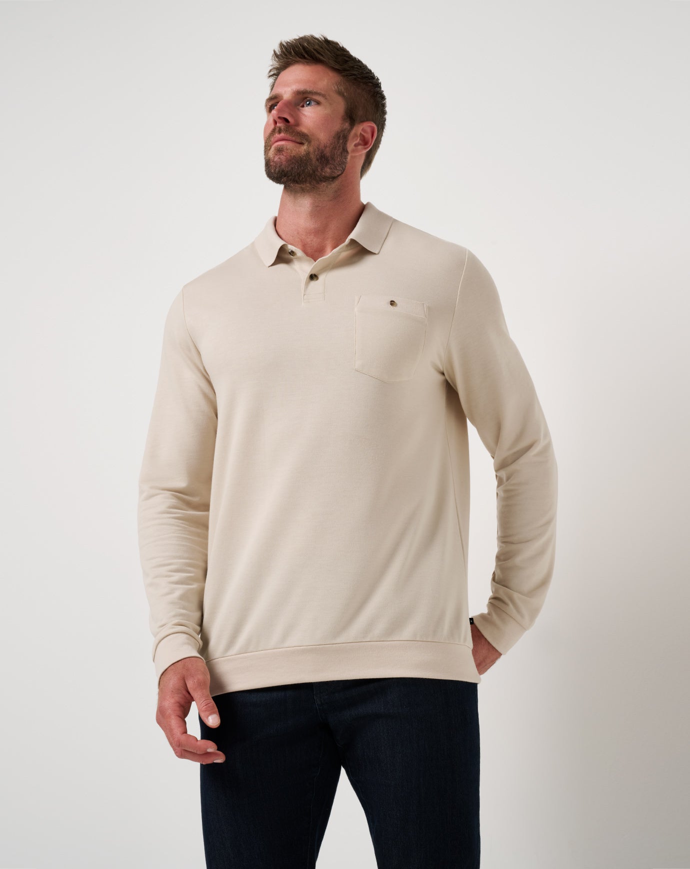 December First Long Sleeve Polo