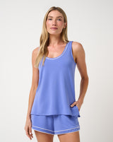Cloud Terry Varsity Top