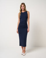 Cloud Jersey Ruched Midi Dress