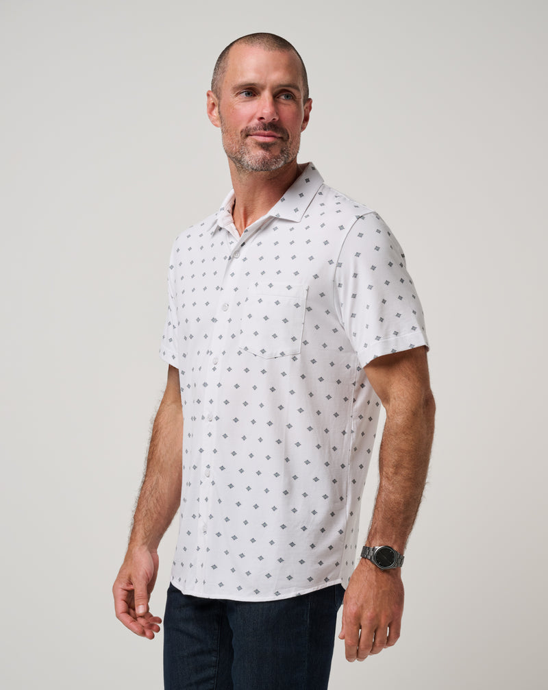 Comfortknit Swing Button-Up