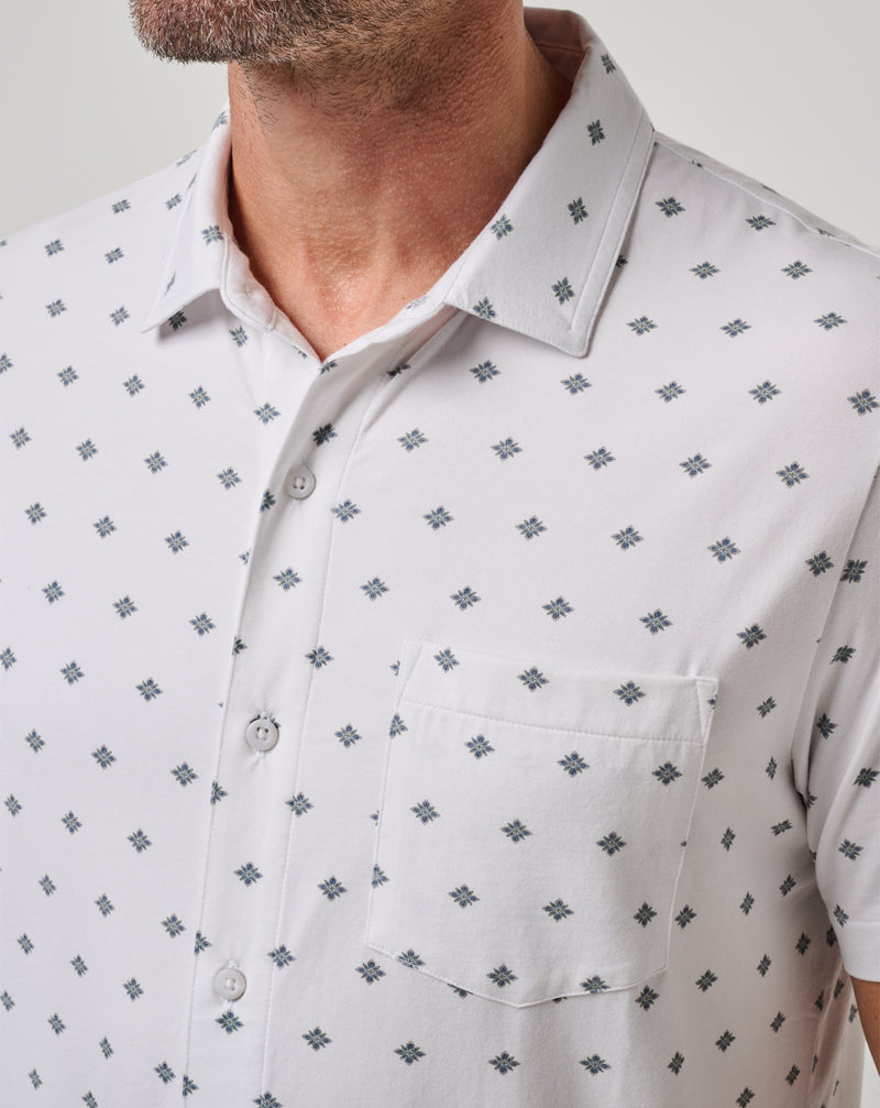 Comfortknit Swing Button-Up