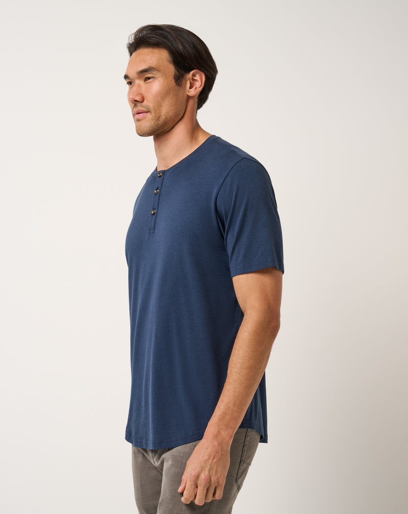 Cloud Henley Tee