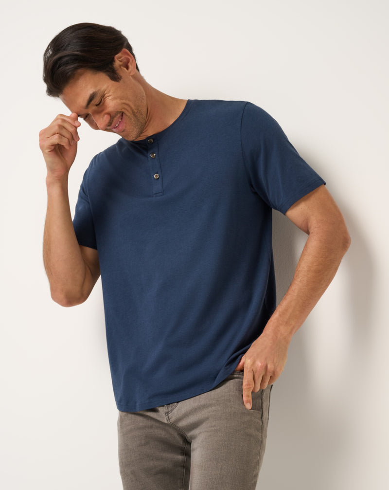 Cloud Henley Tee