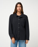 Cloud Fleece Button Down Shacket