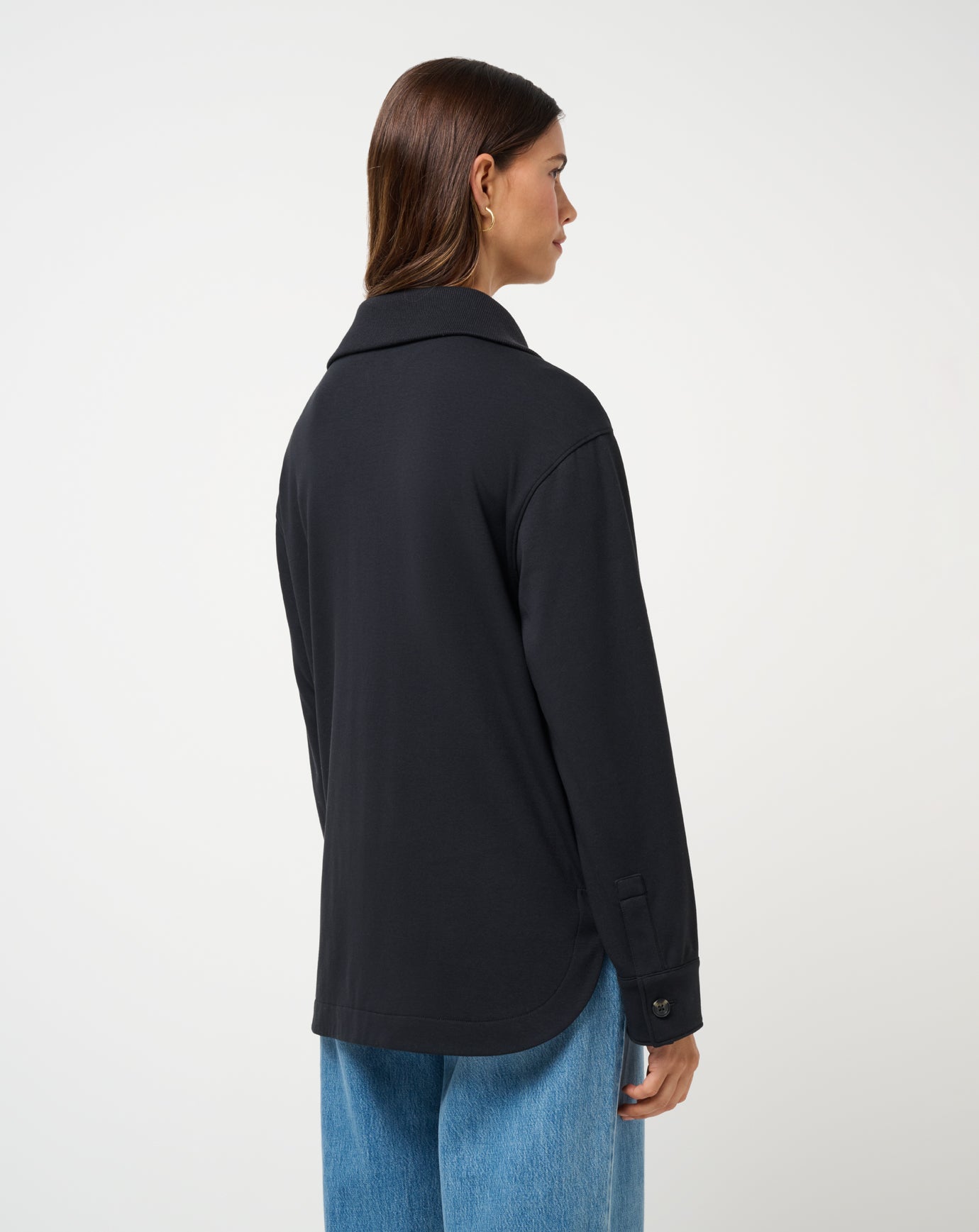 Cloud Fleece Button Down Shacket