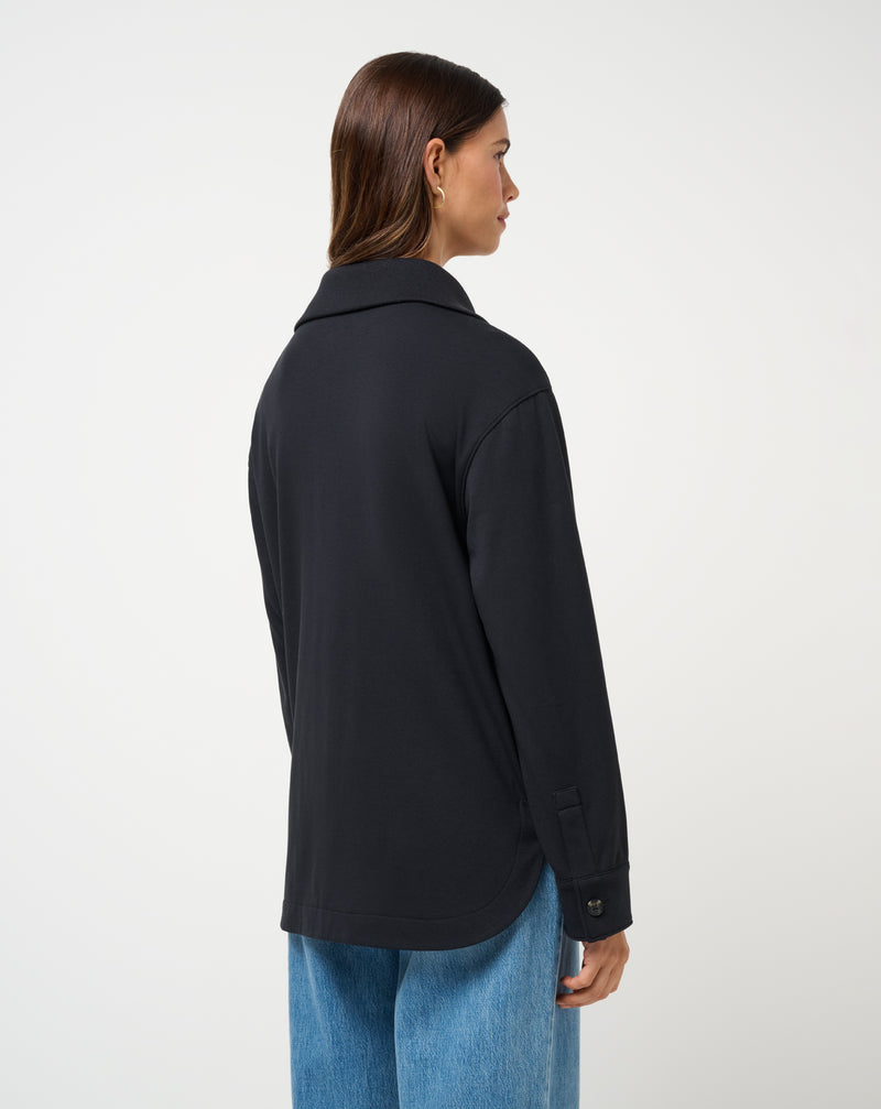 Cloud Fleece Button Down Shacket