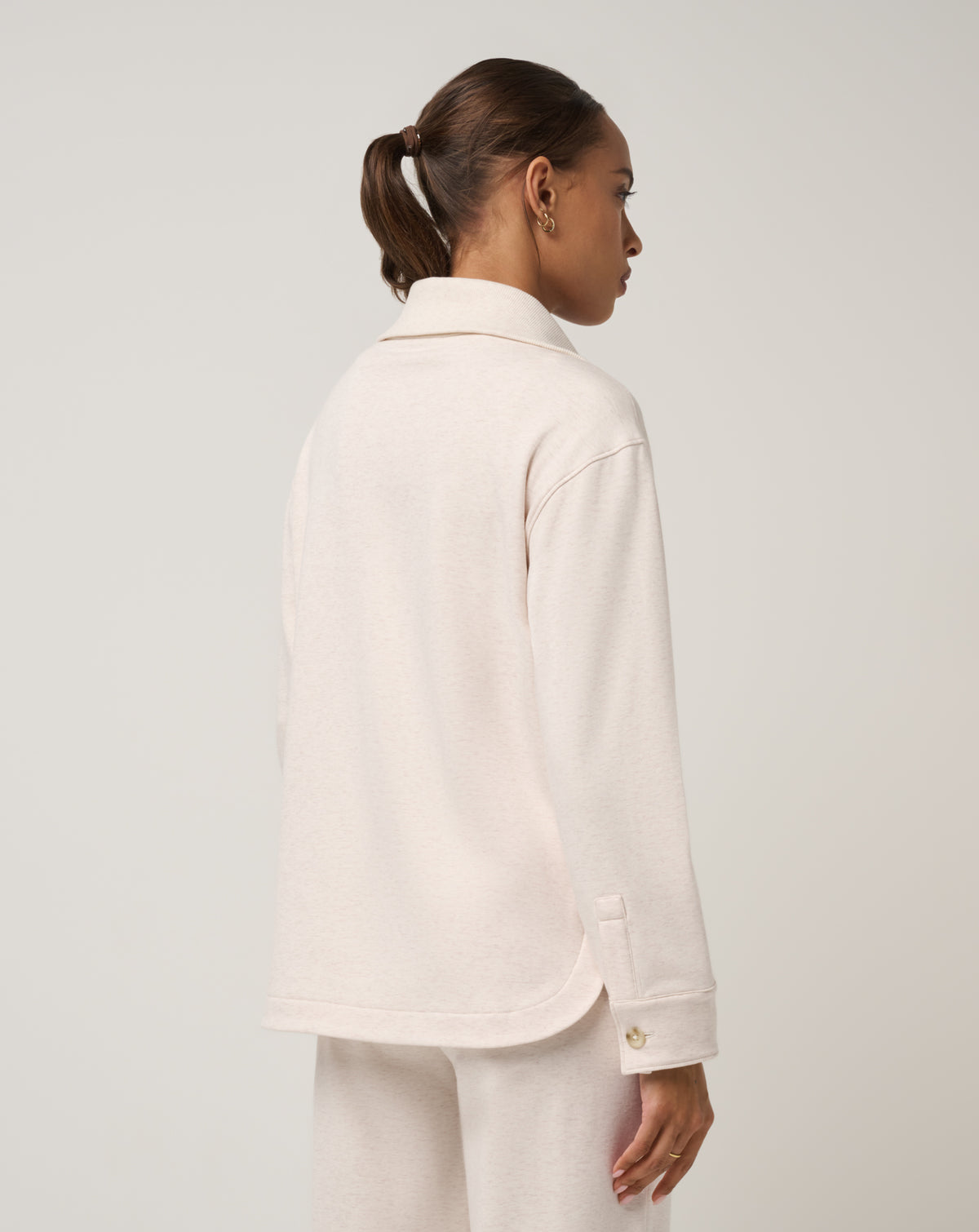 Cloud Fleece Button Down Shacket