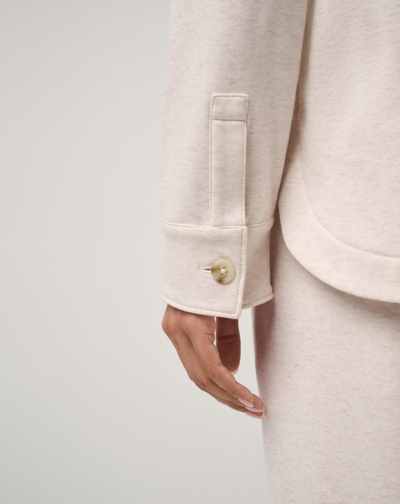 Cloud Fleece Button Down Shacket