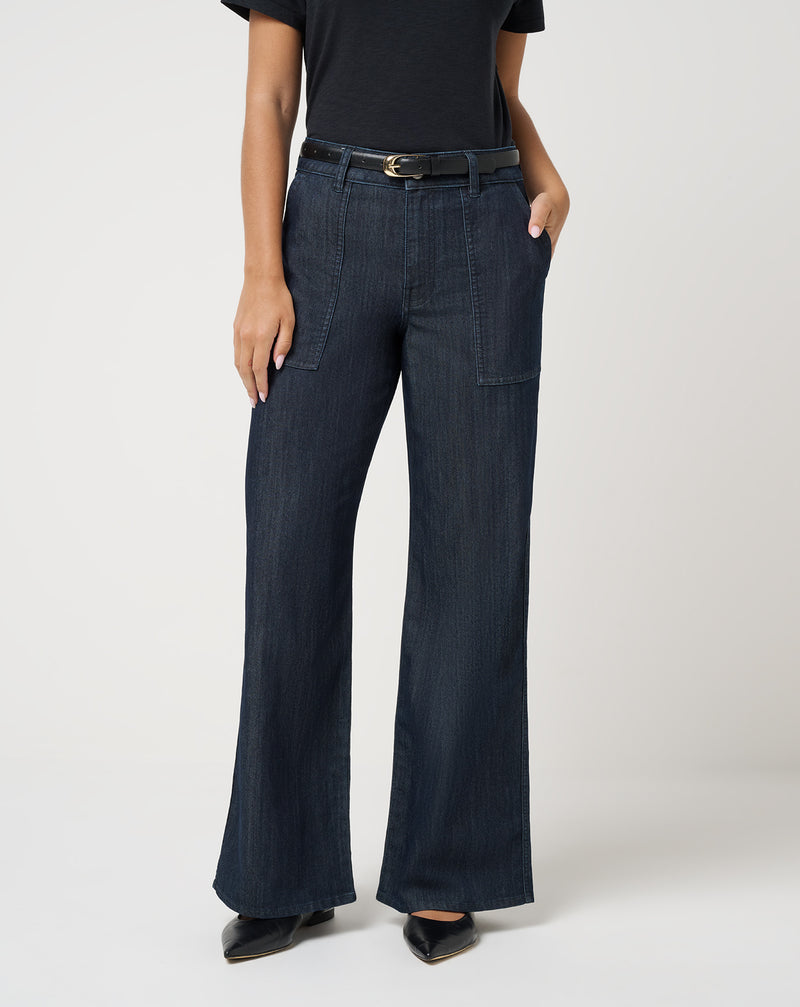 Everyday Patch Pocket Denim Pant