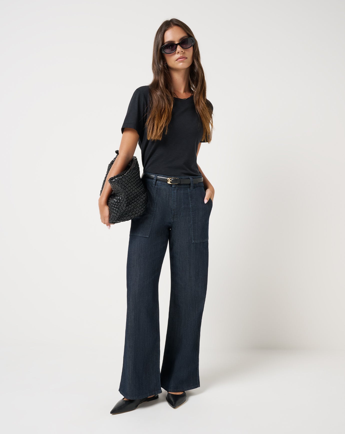 Everyday Patch Pocket Denim Pant