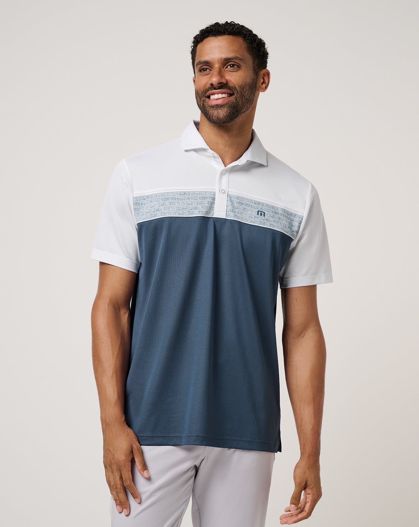 Good Good Chest Block Polo ∣ TravisMathew