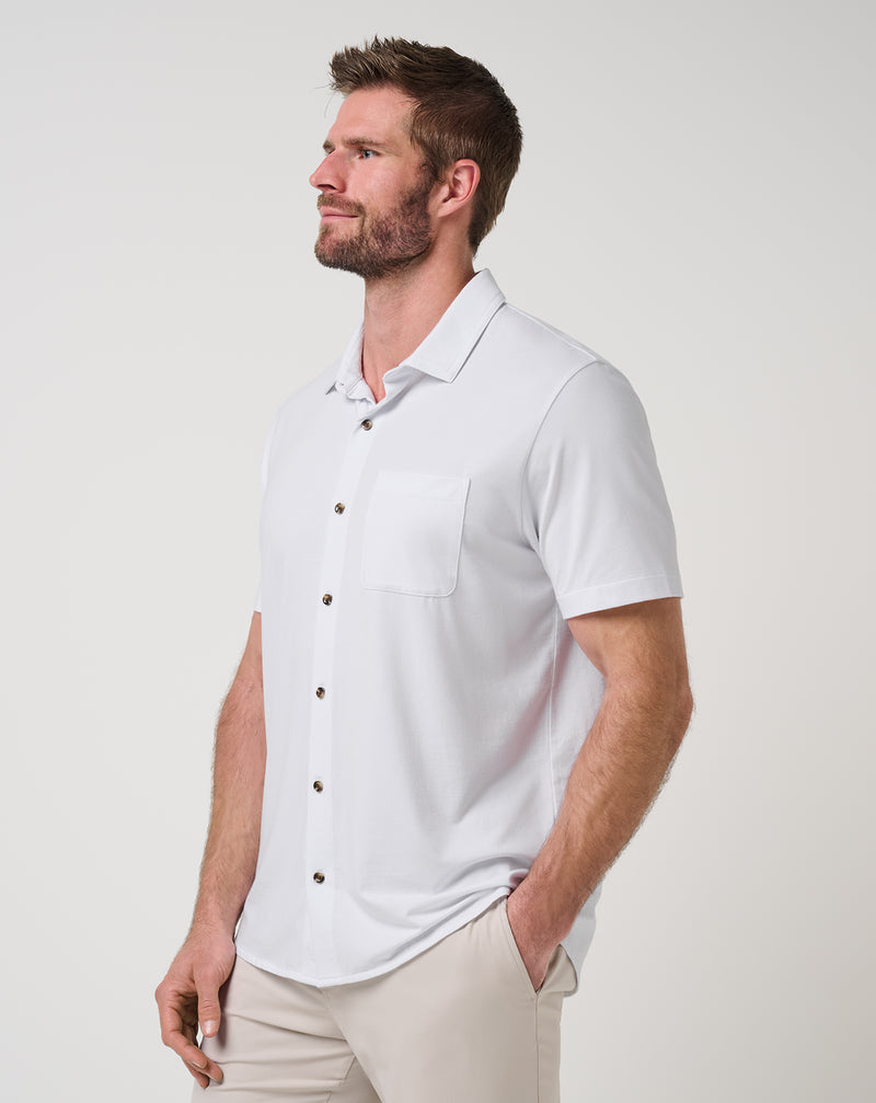 Comfortknit Beach Club Button-Up