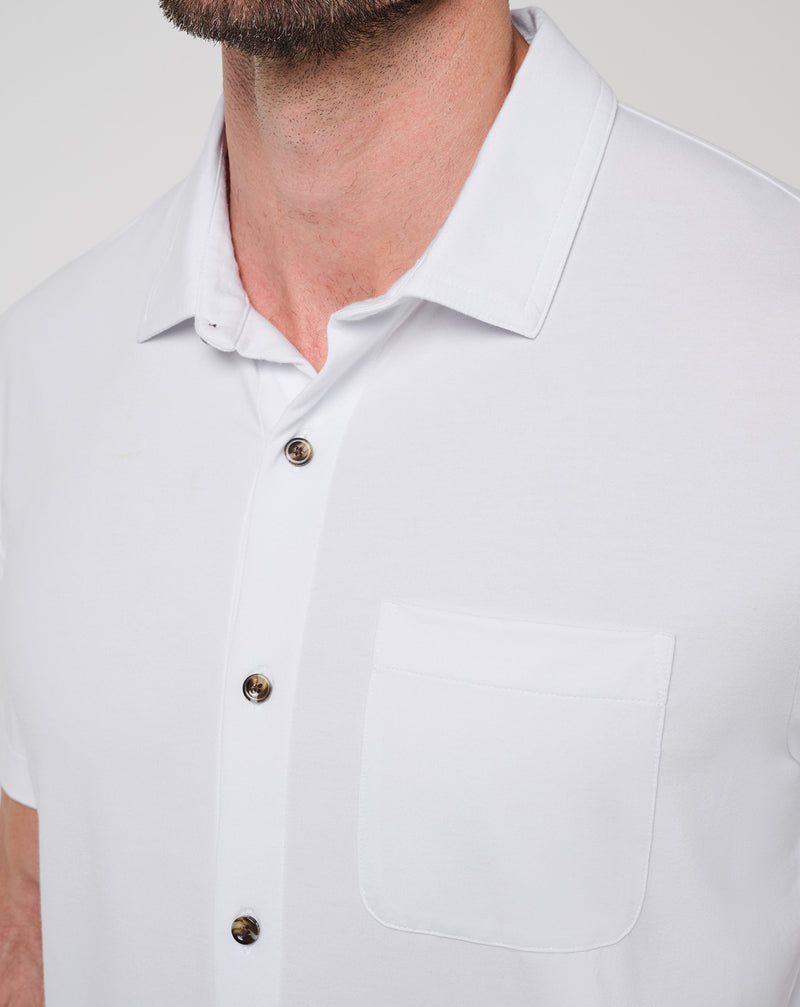 Comfortknit Beach Club Button-Up