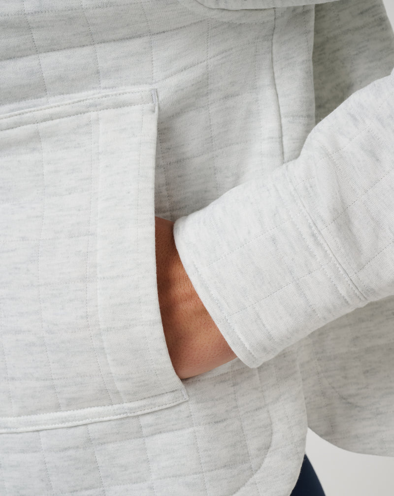 Coastal Quilted Hood Shacket