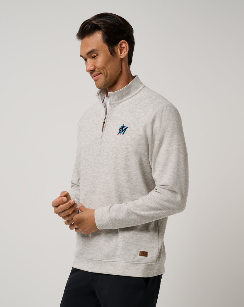Miami Marlins Cloud Home Game Quarter Zip