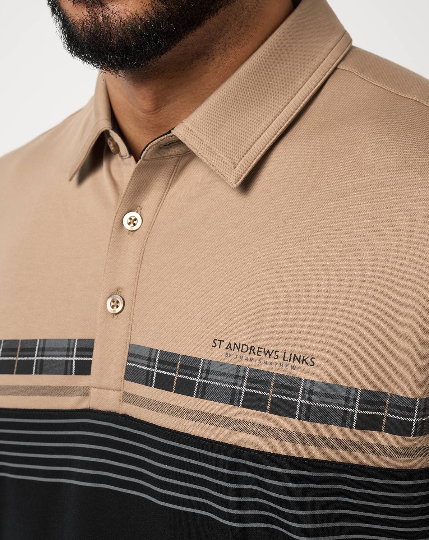 St Andrews Perfect Plaid 2.0 Polo ∣ TravisMathew