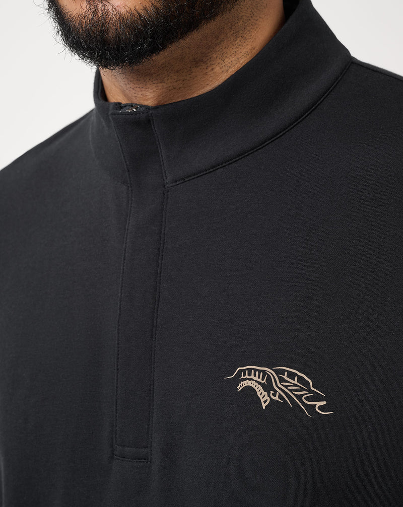 St Andrews Shadow Check 2.0 Quarter Zip