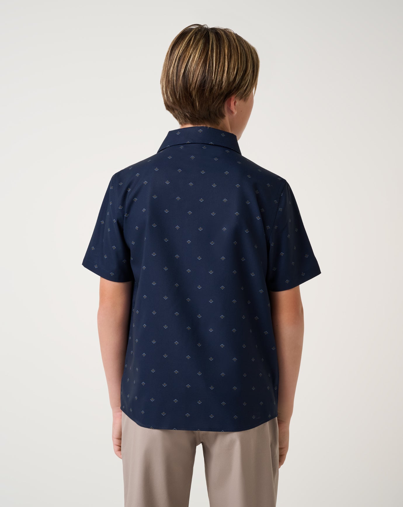 Techwoven Port Visit Youth Button-Up