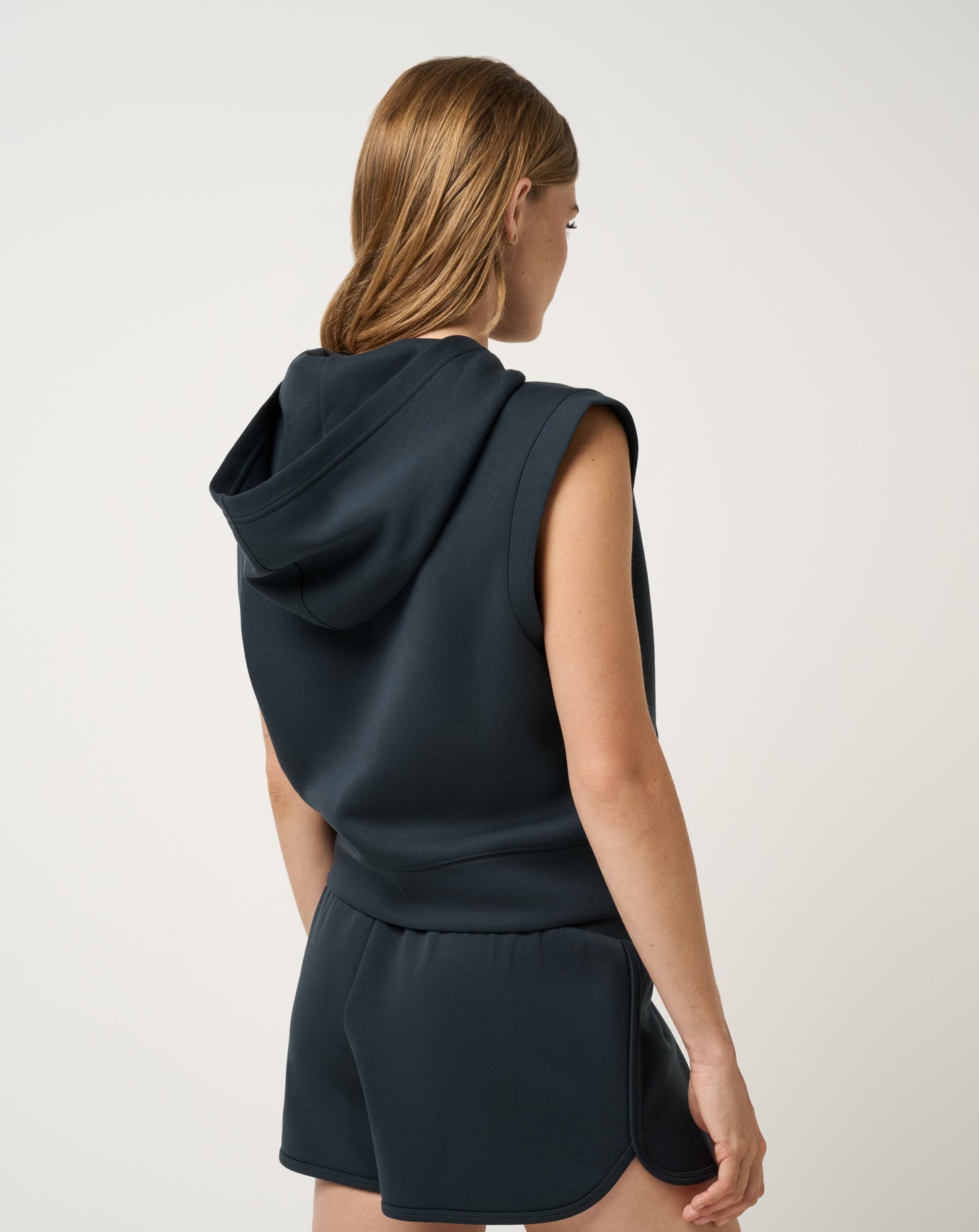 Recording Sleeveless Scuba Hoodie