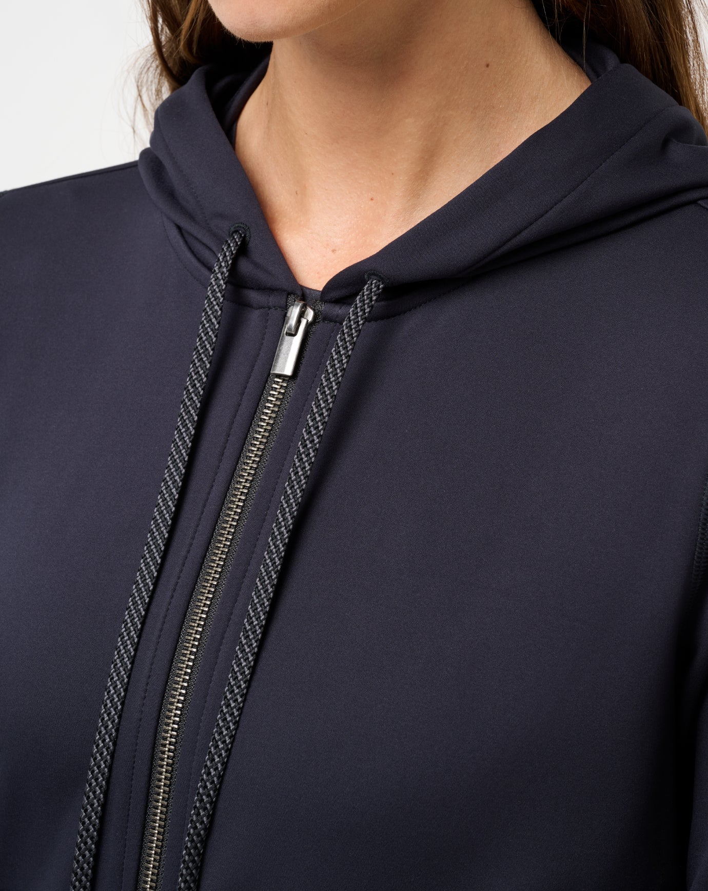 Smoothknit Zip Hood