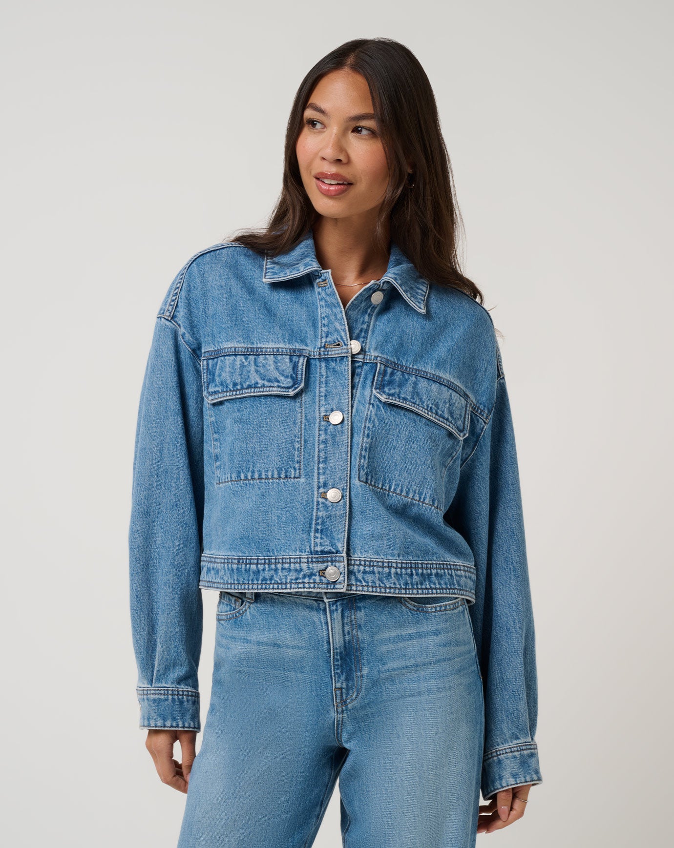 Cargo Denim Jacket