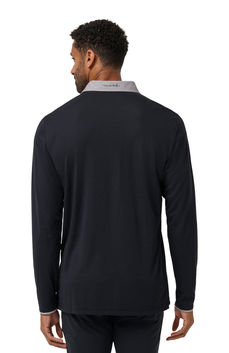 BSU Varsity Vintage Long Sleeve Polo