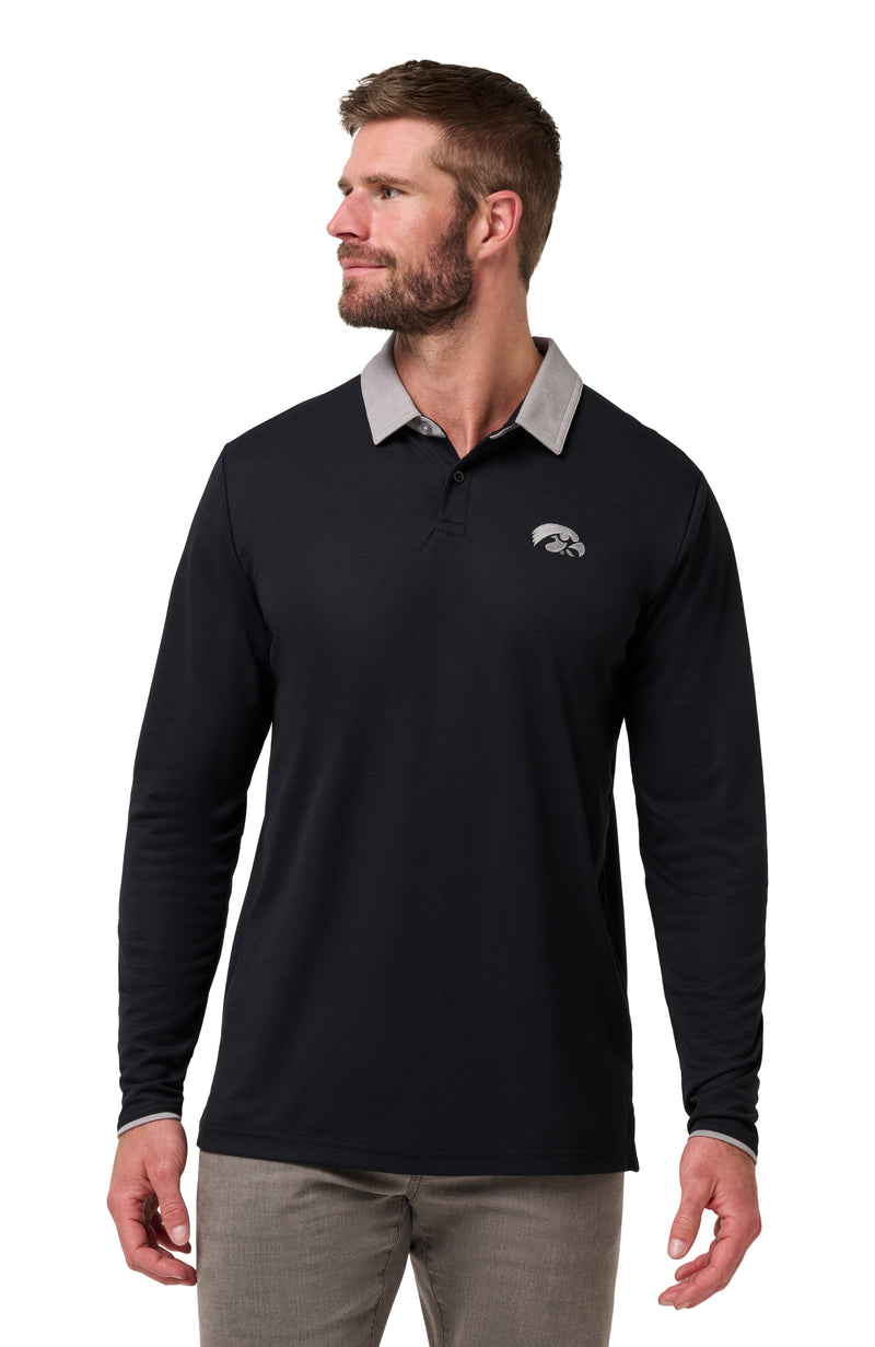 Iowa Varsity Vintage Long Sleeve Polo