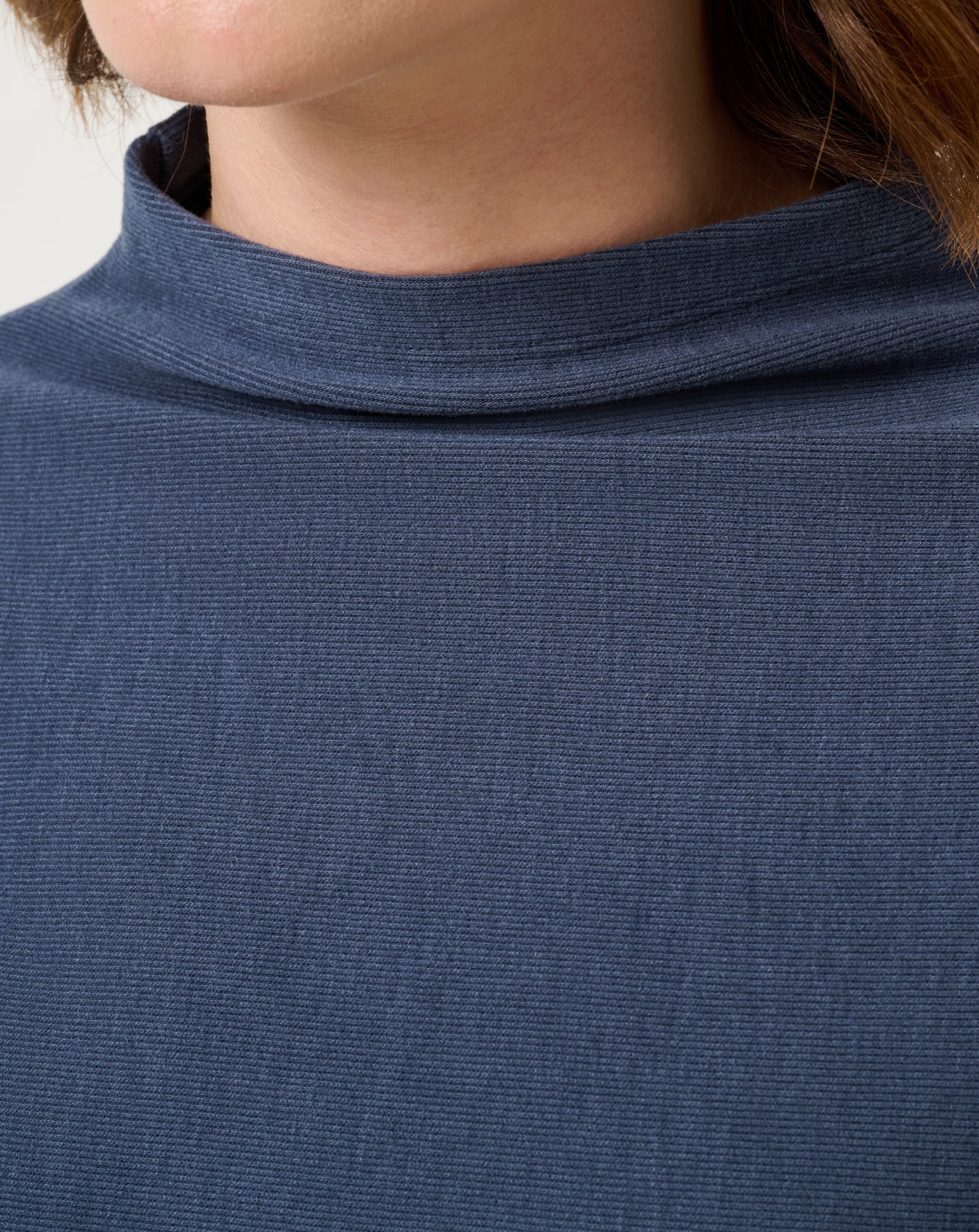Quiet Morning Mock Neck Top