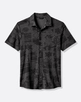 Knit Gravitation Button-Up