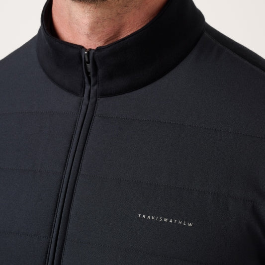 Water-Resistant Quilted Front with Soft Knit Sleeves
