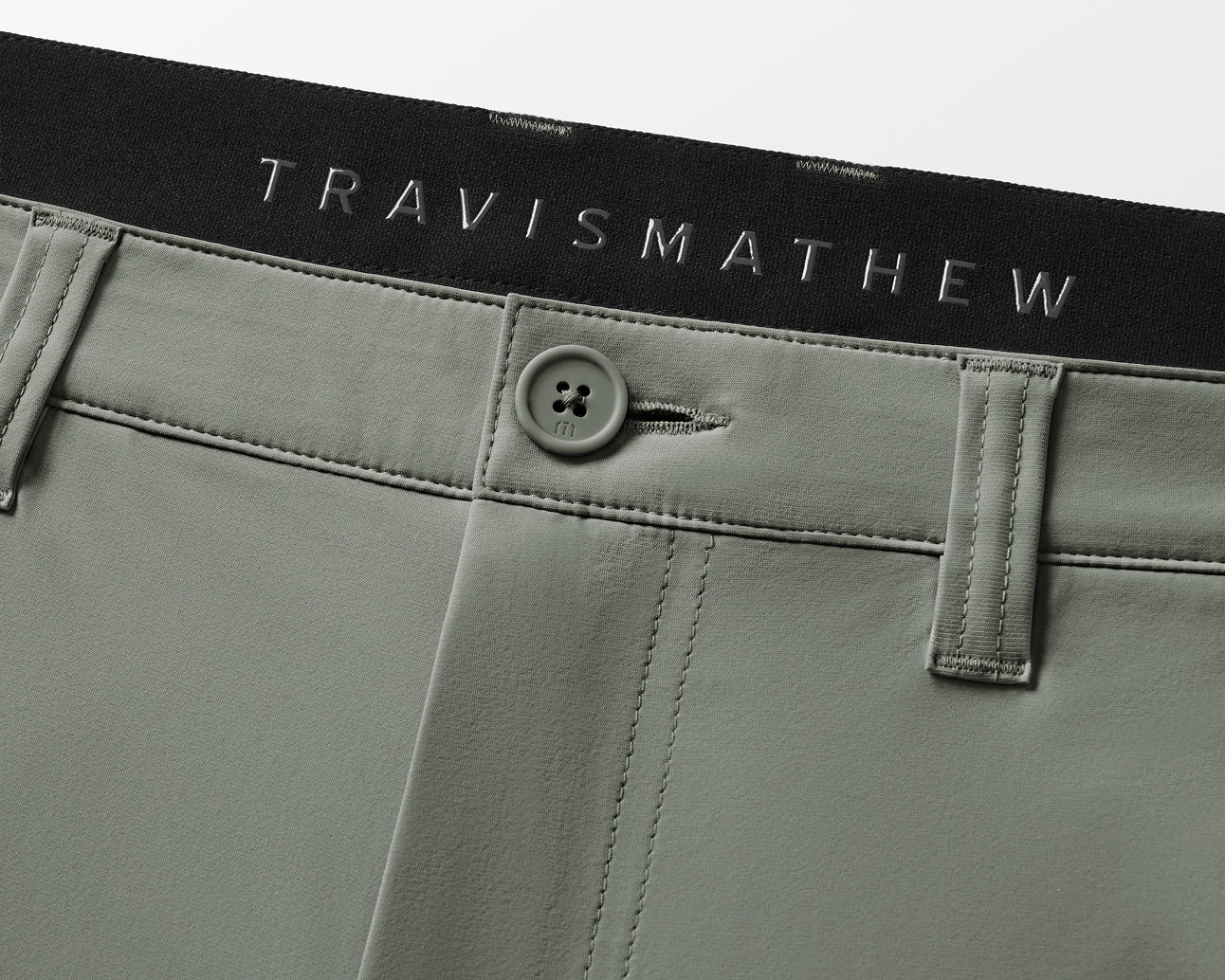 Rubberized Button & Gripper Waistband