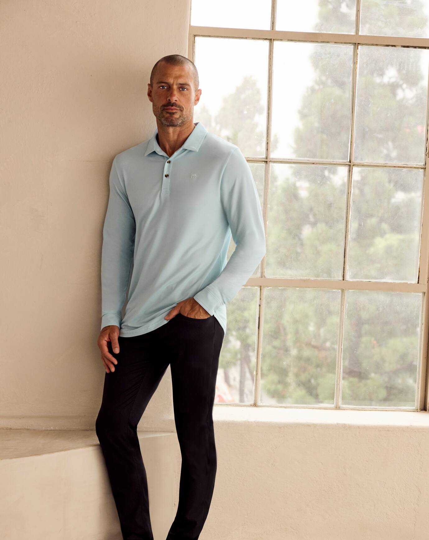 Featherweight Long Sleeve Polo