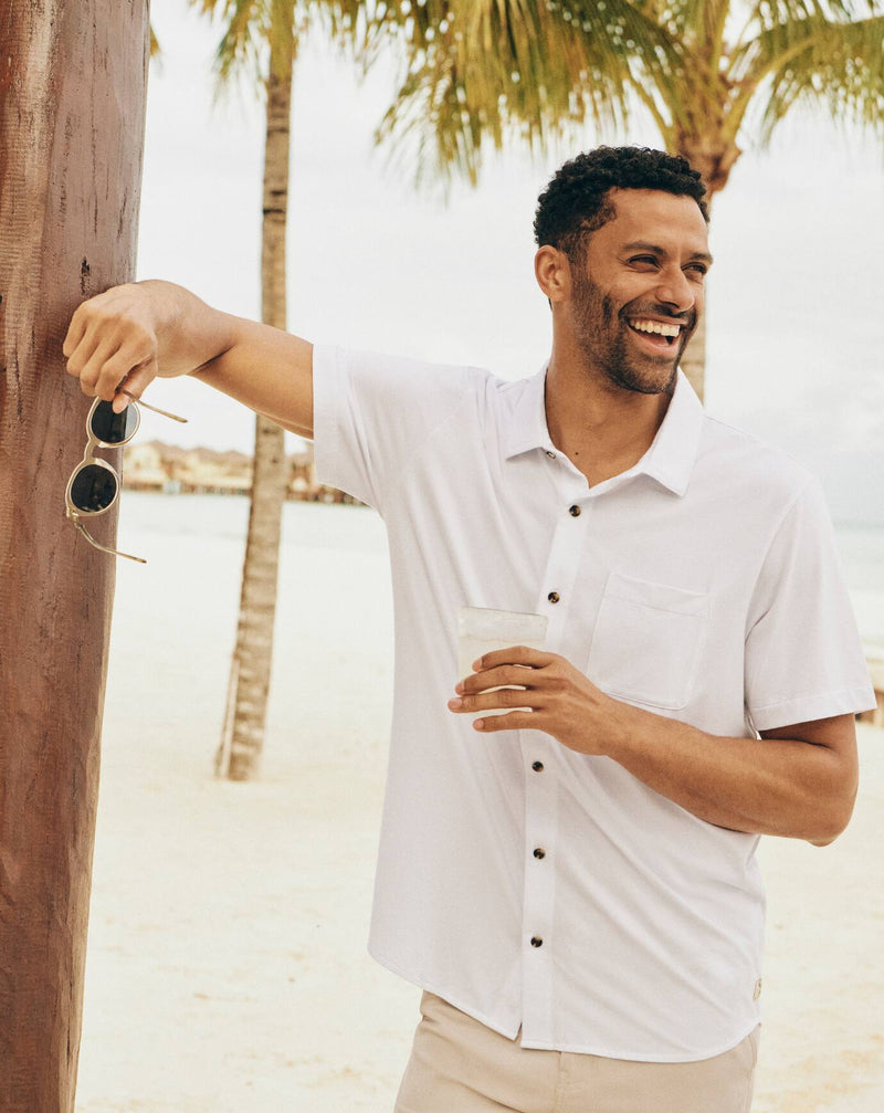 Comfortknit Beach Club Button-Up
