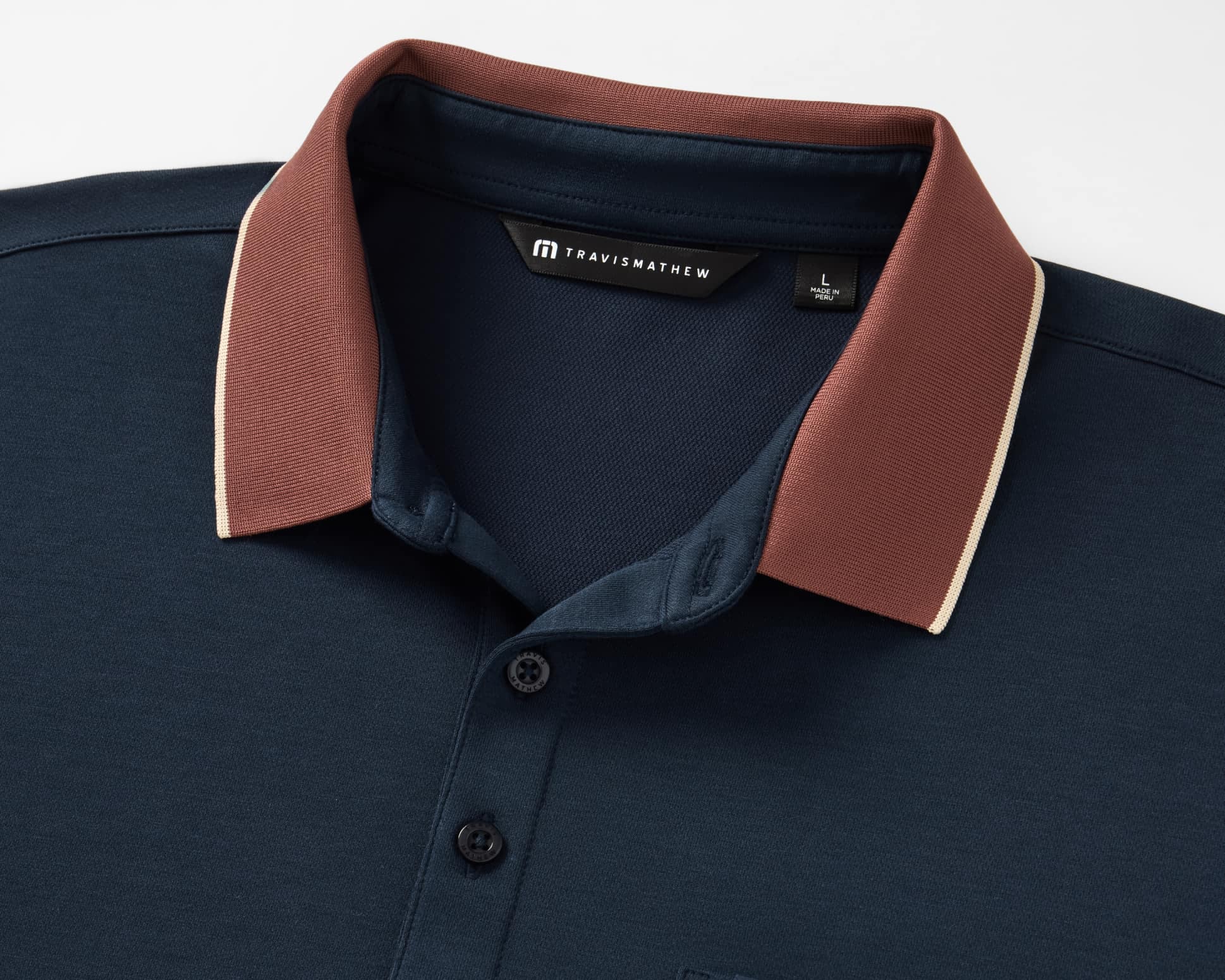 Ribbed Contrast Collar