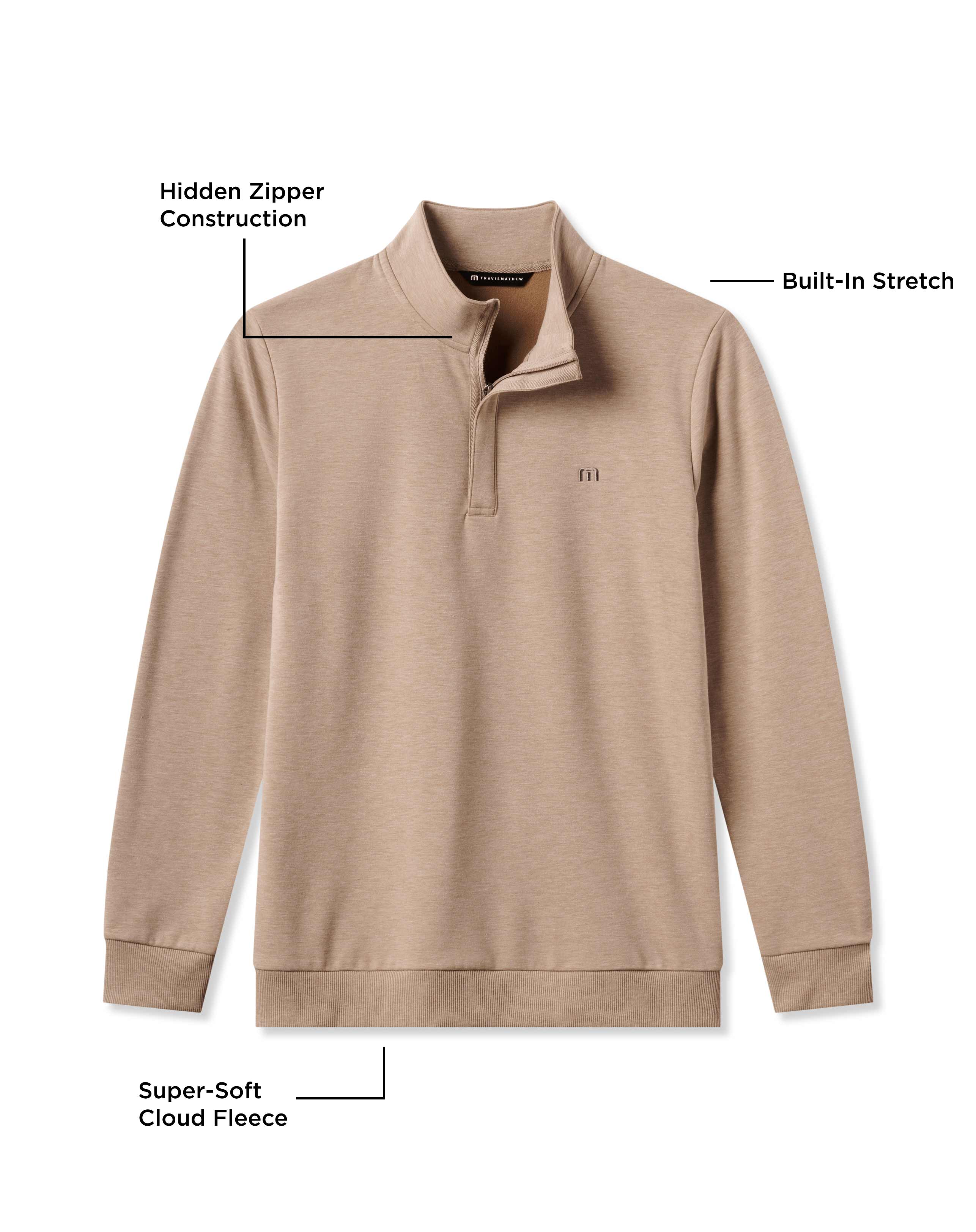 ★Metthew TravisMathew Upgraded Striped Quarter Zip Pullover - Men's - Als.com