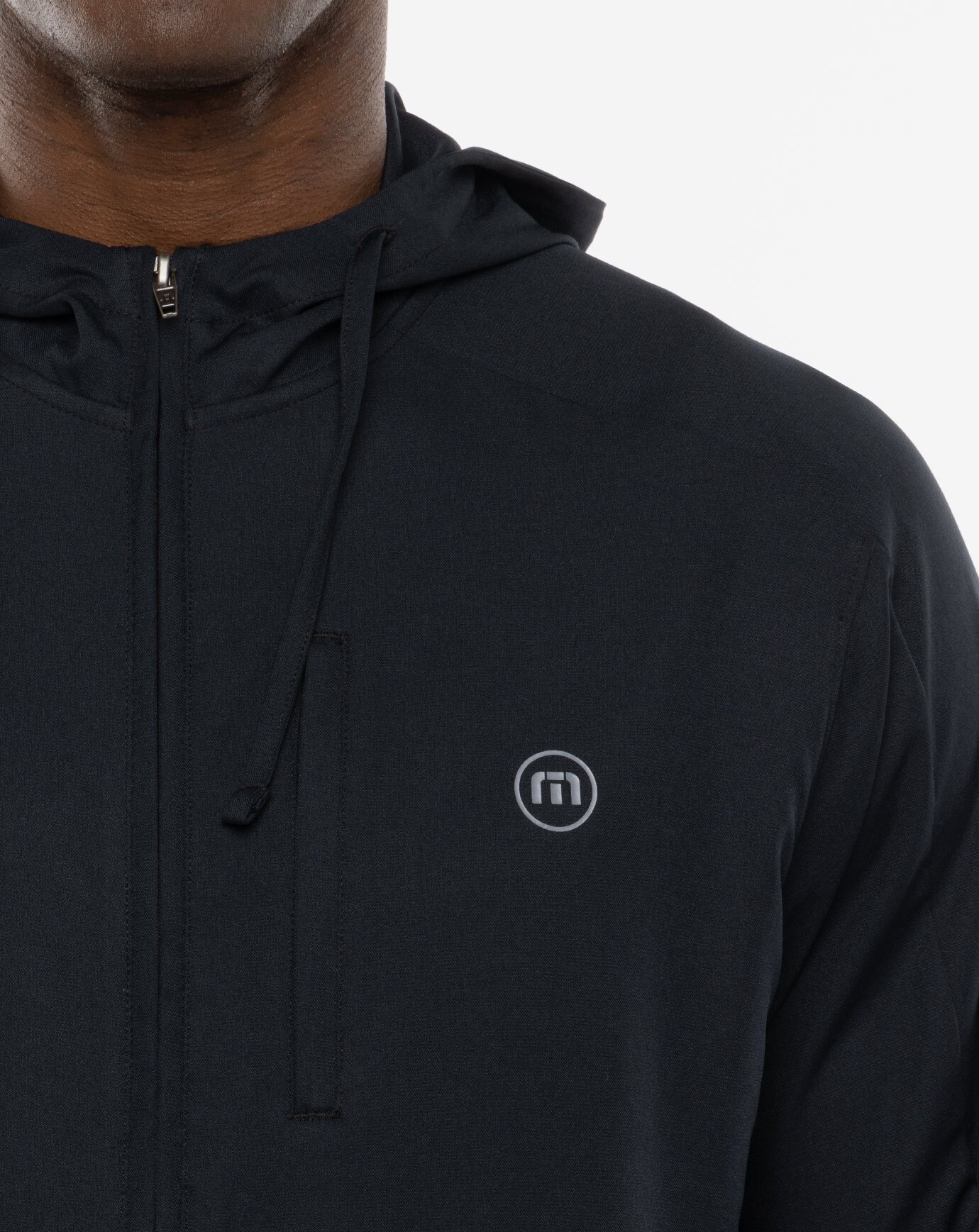 TravisMathew Men's Topflight 1/4 Zip Golf Pullover Hoodie, XL, Insignia