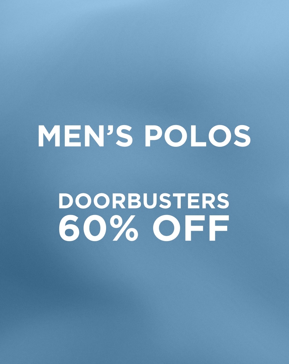 60% off Men's Polos