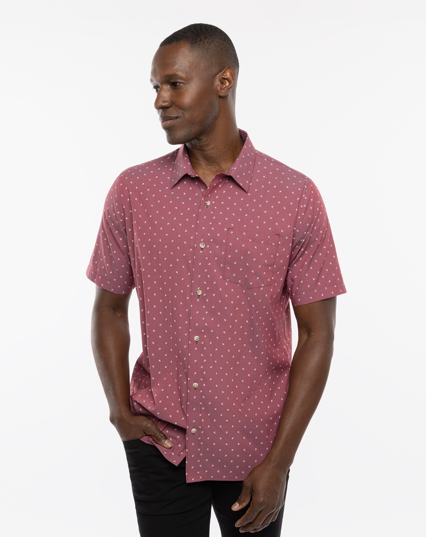 travis mathew button down