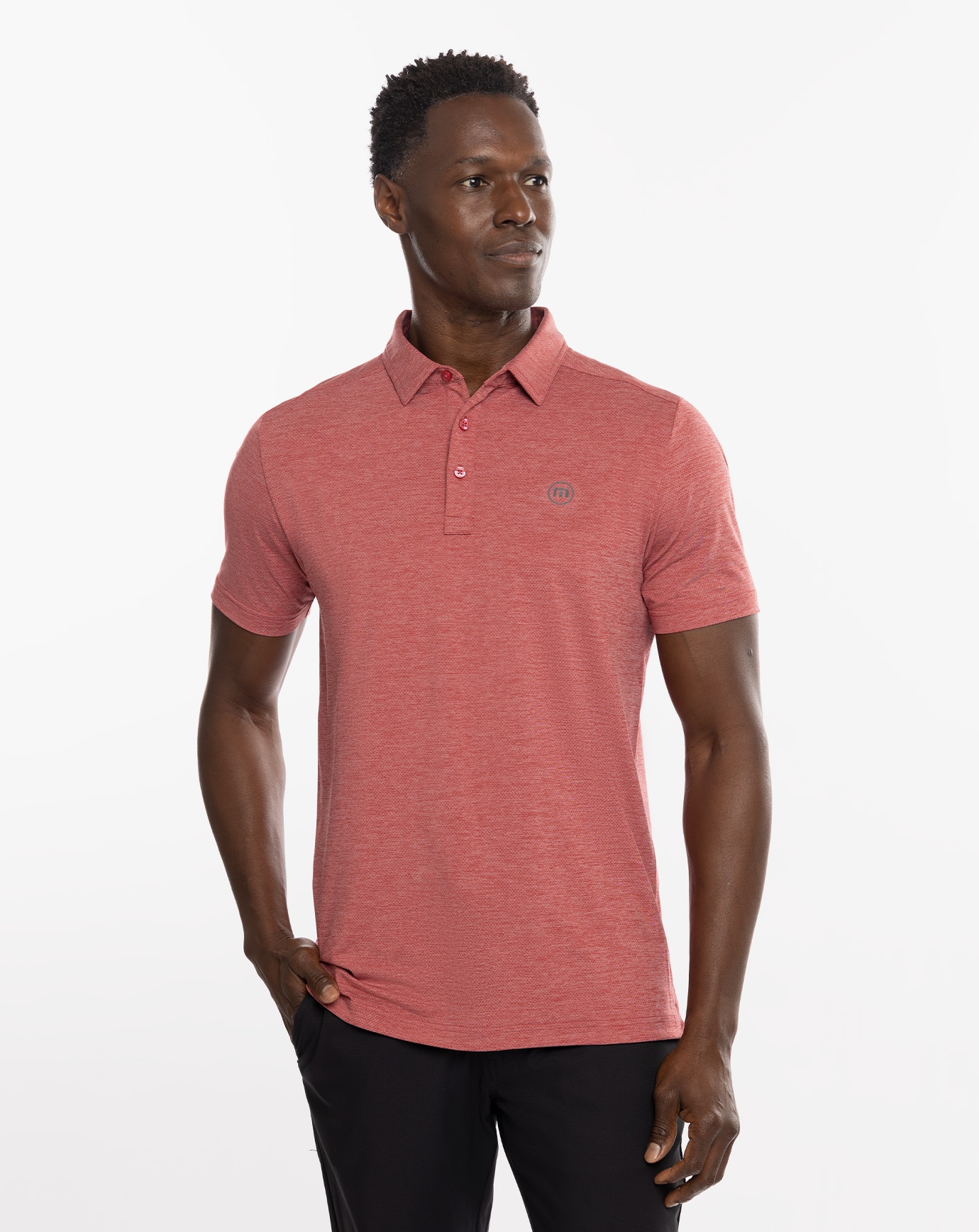 Light pink golf store shirt