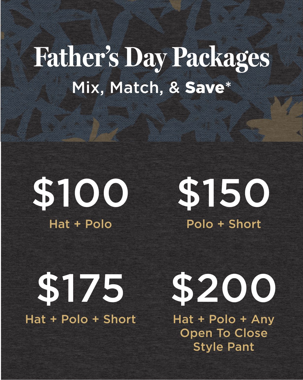 Father's Day Packages