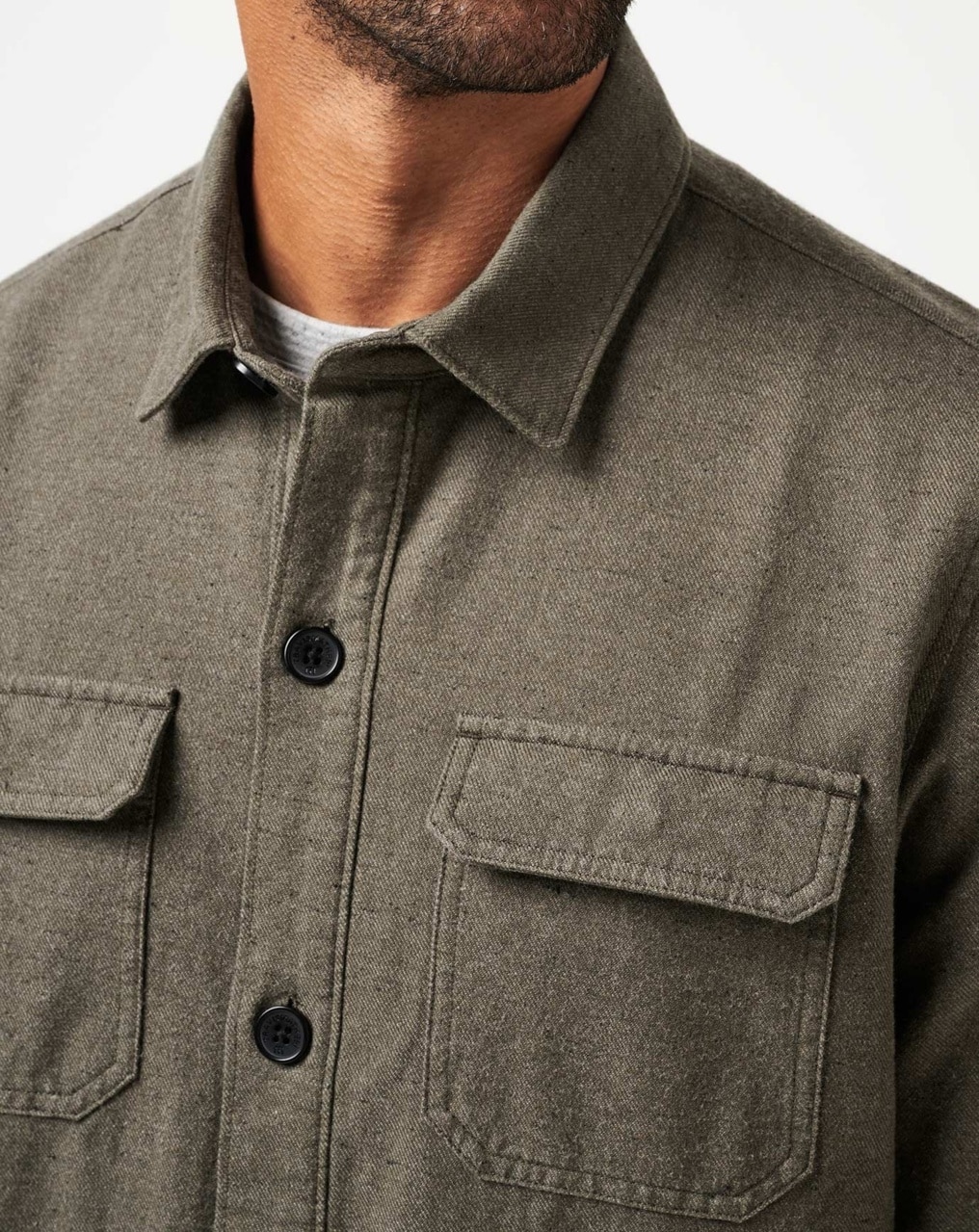 Travis Mathew newest Townes Sherpa Lined Shirt Jacket