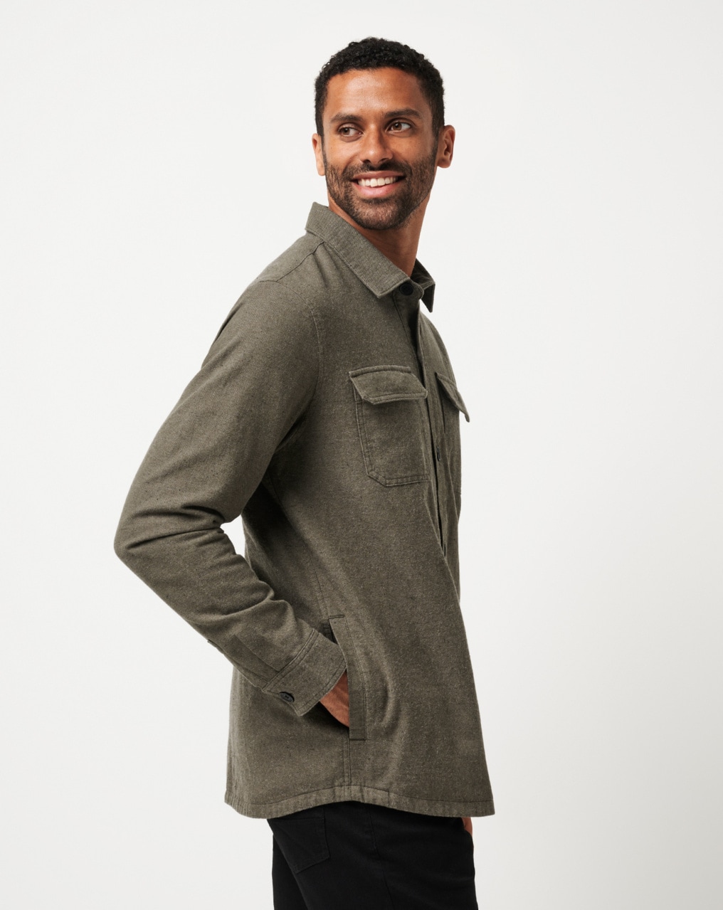 Travis Mathew Townes 2024 Sherpa Lined Shirt Jacket